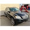 Image 2 : 2008 MERCEDES ML350 4MATIC, 4DR SUV, BLACK, VIN#4JGBB86E78A398586