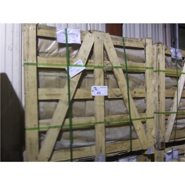 CRATE OF APPROXIMATELY 120PCS OF CR-OG624 OASIS GREEN 6" X 24" LEDGESTONE CONCRETE WALL TILES