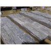 Image 2 : CRATE OF APPROXIMATELY 120PCS OF CR-OG624 OASIS GREEN 6" X 24" LEDGESTONE CONCRETE WALL TILES