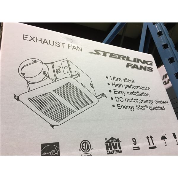 STERLING FANS SEPD140-4 ULTRA SILENT HIGH PERFORMANCE HVAC CEILING EXHAUST FAN