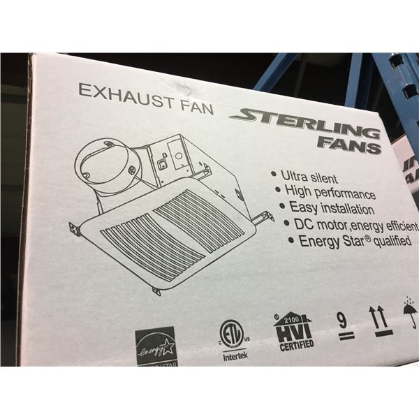 STERLING FANS SEPD140-4 ULTRA SILENT HIGH PERFORMANCE HVAC CEILING EXHAUST FAN