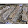 Image 2 : CRATE OF APPROXIMATELY 120PCS OF CR-DS624 DESSERT SANDS 6" X 24" LEDGESTONE CONCRETE WALL TILES