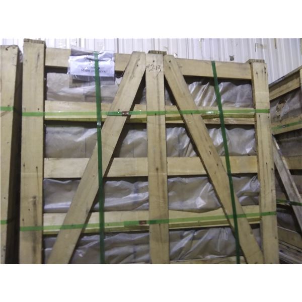 CRATE OF APPROXIMATELY 120PCS OF CR-DS624 DESSERT SANDS 6" X 24" LEDGESTONE CONCRETE WALL TILES