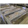 Image 2 : CRATE OF APPROXIMATELY 120PCS OF CR-DS624 DESSERT SANDS 6" X 24" LEDGESTONE CONCRETE WALL TILES