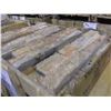 Image 2 : CRATE OF APPROXIMATELY 120PCS OF CR-DS624 DESSERT SANDS 6" X 24" LEDGESTONE CONCRETE WALL TILES