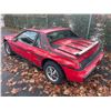 Image 2 : 1985 PONTIAC FIERO, 2DR SEDAN, RED, VIN # 1G2PF3796FP217611
