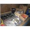 Image 3 : SHELF OF ASSORTED PLUMBING HARDWARE, FITTINGS, AND CLAMPS