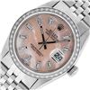 Image 3 : Rolex Mens Stainless Steel Baguette Diamond 36MM Datejust Wristwatch