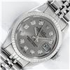 Image 1 : Rolex Ladies Stainless Steel Slate Grey Diamond 26MM Datejust Wristwatch