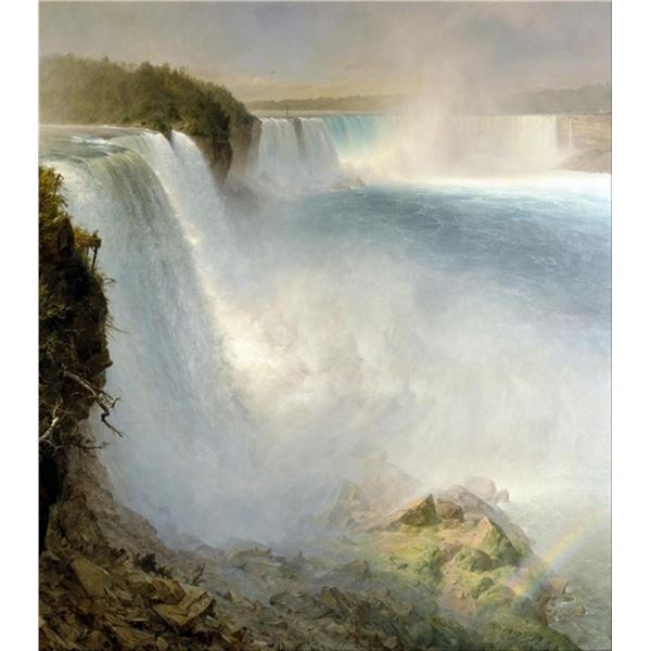 Frederic Edwin Church  - Niagra Falls from the American Side