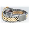 Image 7 : Rolex Mens 2 Tone Blue Vignette Diamond Lugs Datejust Wristwatch