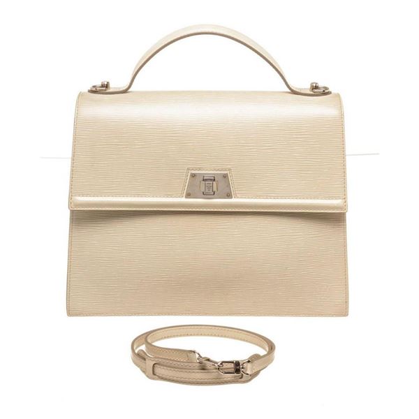 Louis Vuitton Cream Epi Leather Sevigne Handbag