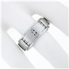 Image 3 : Men's 8.9mm 14K Gold 0.40 ctw Round Brilliant Diamond Brushed Wedding Band Ring