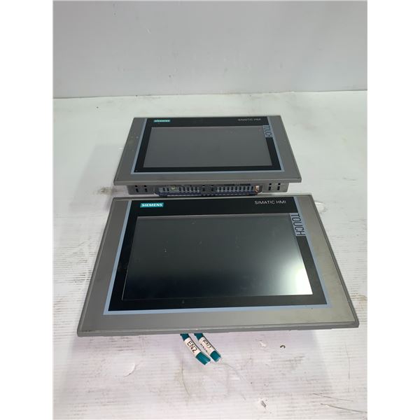 (2) - Siemens 6AV2 124-0JC01-0AX0 TP900 Comfort Touch Screens