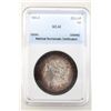 Image 1 : 1884-O Morgan Silver Dollar NNC MS-64  Price Guide $150 EXCELLENT TONING!!