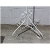 Image 8 : Tall White Metal 10 Cup Candle Holder w/ Pedestal Base