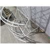 Image 8 : Tall Metal Display Stand w/ Curved Base Parts