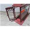 Image 8 : Winward Burgundy Lantern w/ Side Opening 14.75" (Retail $129)