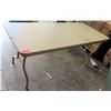 Image 1 : Folding Wood Laminate Table