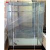 Image 1 : Metal Display Case w/ Hanger Brackets 48"x20"x86"H