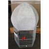Image 1 : White Double Dome Bird Cage (No Base) 20"H