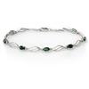 Image 1 : BRACELET 2.02ctw ACA CERTIFIED DIAMOND & EMERALD
