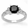 Image 1 : CERTIFIED 1.86ctw WHITE & BLACK DIAMOND RING 14KT GOLD