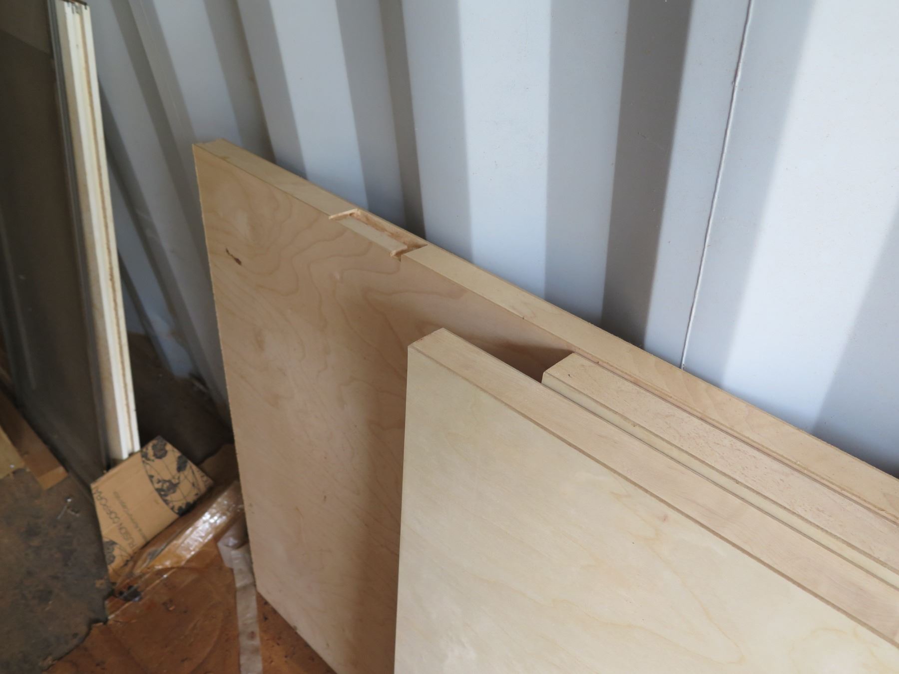 3 each solid core birch flush doors. Sizes are approx. 36” x 102” x 1-3