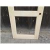 Image 2 : 1 each 2 lite Poplar door.  Approx. 36” x 84”