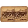 Image 1 : Stereoview of Stagecoach Travelers at Rest  [137348]