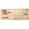 Image 1 : Tucson Check for Telegraph Transfer to a Pacific Bank  [137353]