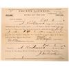 Image 1 : Tuolumne County Liquor License issued to A. Kirkwood  [135705]