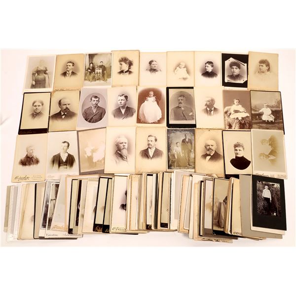 California Cabinet Card Portrait Collection (No San Francisco) (Approx 135 Cards)  [137541]