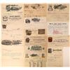 Image 1 : State of Montana Letterheads (7) & Billheads (7)  [137604]