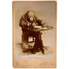 Image 1 : Cabinet Card of Sideshow Chimpanzee "Joe"  [135835]
