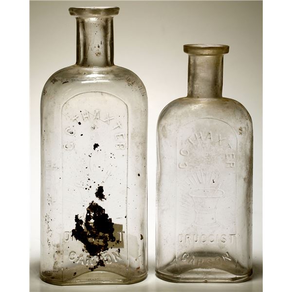 G C. Thaxter Druggist Bottles ( 2 Items ).  [57738]