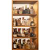 Image 1 : Set of 200+ Mini-Liquor Bottles in 12 Display Cases  [136094]
