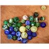 Image 1 : Colorful Slag Marbles  [136477]