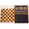 Image 1 : Elaborate Chess Set in Custom Wood Box  [135035]