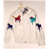 Image 1 : Augustina White Leather Horse Jacket  [131999]