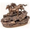 Image 1 : "River Runners" Wild Horse Tabletop Fountain  [135783]