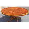 Image 1 : Burlwood Top  Dining Table  [135048]
