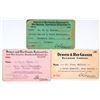 Image 1 : Denver & Rio Grande Railroad Annual Pass Trio  [138892]