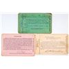 Image 2 : Denver & Rio Grande Railroad Annual Pass Trio  [138892]
