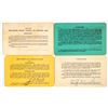Image 2 : Iowa Railroad Passes Lot of 4  [138889]