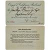 Image 1 : Oregon & California Railroad Annual Pass  [138870]