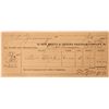 Image 1 : New Mexico & Arizona Railroad Company Cattle Receipt  [137571]