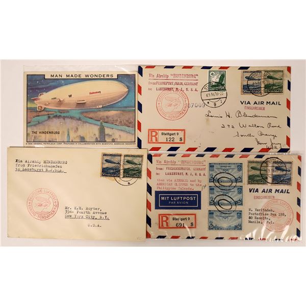 Hindenburg Postal Covers 135120 hindenburg-postal-covers-135120