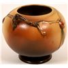Image 1 : Roseville Pottery 6-inch Rose Bowl, 1935 Pinecone Pattern  [136467]