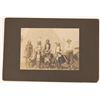 Image 1 : Mounted Photograph of Native Americans w/ Beaded Pipe Bags  [134178]